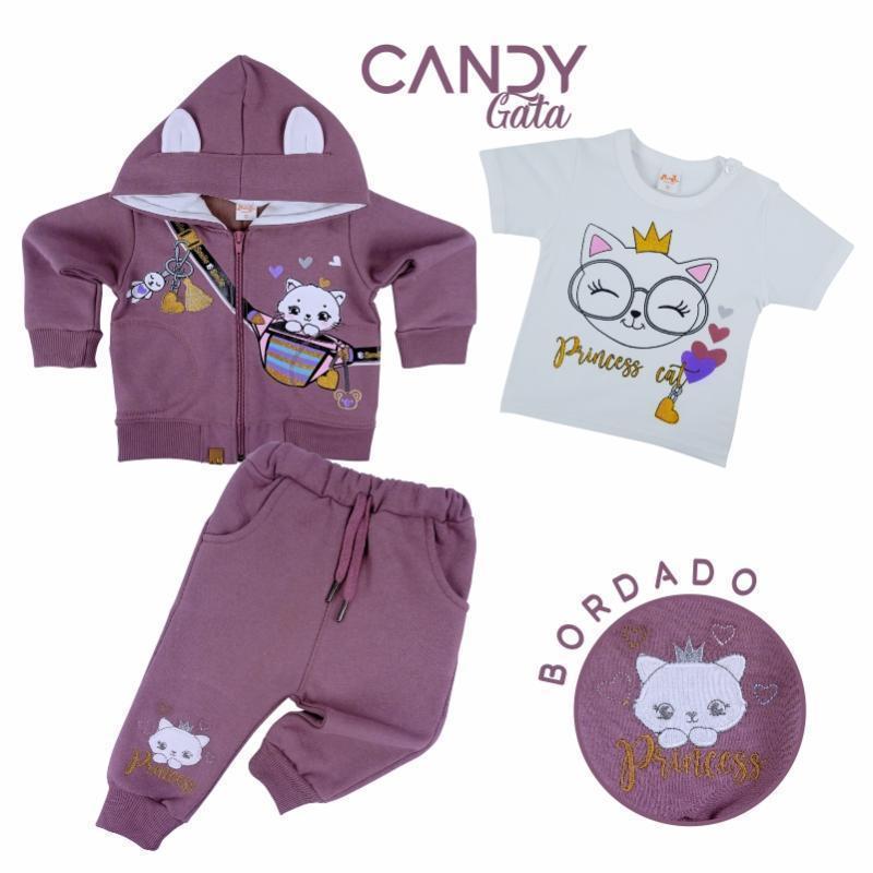 Conjunto Niña Pack CANDY GATA y FERNANDA MINIE